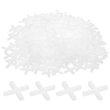 Imagem de Generic 500 peças espaçadores de azulejo 3 mm plástico rígido cruz azulejos nivelador espaçador instalação clipes de espaçamento de cerâmica para chão de parede