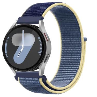 Imagem de Pulseira de nylon de 22 mm para Samsung Galaxy Watch 3 de 45 mm/Galaxy Watch de 46 mm/Gear S3 Frontier/Classic, pulseira de substituição esportiva de liberação rápida para Garmin Venu 3/Venu 2