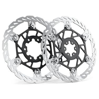 Imagem de Rotor de freio a disco flutuante (220 mm), núcleo de alumínio para aeronaves, rotores de freio MTB de aço inoxidável com 6 furos, espessura de 2,3 mm, alto desempenho para Talaria Sting R MX3, MX4 (1