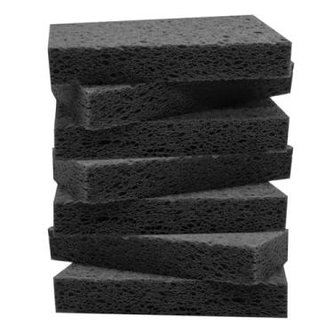 Imagem de Esponjas de celulose grandes, esponja de cozinha para prato, almofadas grossas e resistentes, esfregão antiarranhões para uso doméstico/utensílios de cozinha/banheiro/escritório/barco 14 x 7,6 cm x