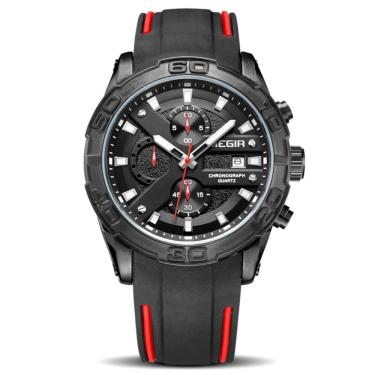 Imagem de Relógio Masculino Esportivo De Silicone Movimento Luminoso