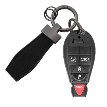 Imagem de ontto Controle remoto inteligente de entrada sem chave de substituição com 5 botões para Jeep Grand Cherokee 2011-2013 Adequado para Dodge Charger Challenger Durango Magnum, FCC ID: M3N5WY783X