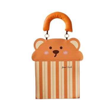 Imagem de Bothyi Porta-papel Higiênico Fofo, Organizador Portátil Divertido Feito de Couro PU, Suporte de Parede Reutilizável para Pendurar No Carro, em Casa E No Banh, Amarelo