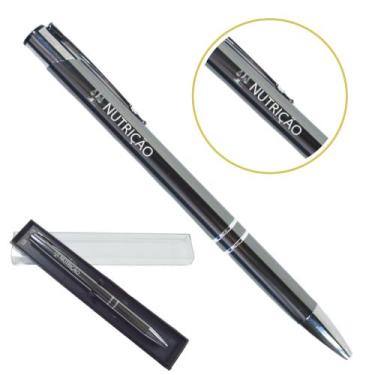 Imagem de Caneta Personalizada Cursos Metal Profissional Coloridas Nutrição - ou