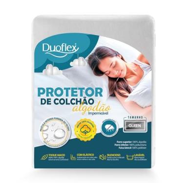 Imagem de Capa Colchão Queen Algodão Impermeavel Silencioso - Duoflex