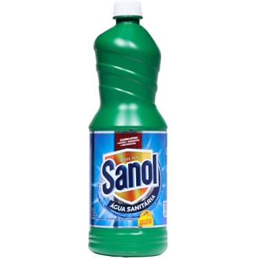Imagem de Água Sanitária, Sanol, 1 Litro, Verde