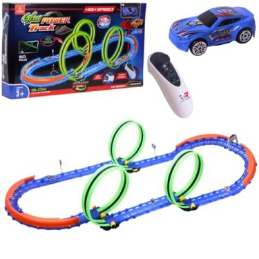 Imagem de Pista de Carrinho Brilha no Escuro Controle Remoto ABC - Castela