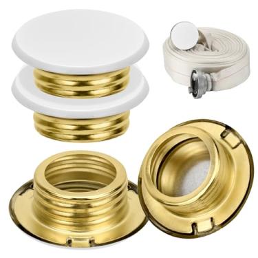 Imagem de Protetor de cabeça de aspersor, 4 peças de cobertura plana branca de incêndio protetores de cabeça para teto