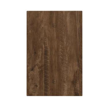 Imagem de Wmhusu Capa para interruptor de luz marrom rústico grão de madeira fazenda placa de parede 1 gangue em branco sem dispositivo capas decorativas de tomada placa elétrica para decoração de quarto de