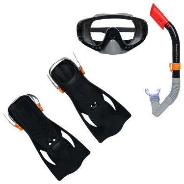 Imagem de Bel - Kit Snorkel Juvenil Spark Wave com Máscara de Mergulho e Nadadeiras Cores Sortidas
