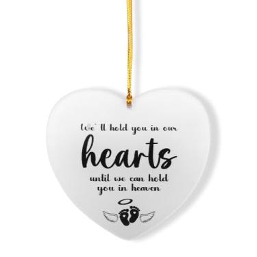 Imagem de Presentes em memória de aborto espontâneo para pai, mãe, bebê, perda, enfeite de Natal, presente de simpatia para crianças perdidas, enfeite de anjo de aborto espontâneo para bebês no céu, enfeites de