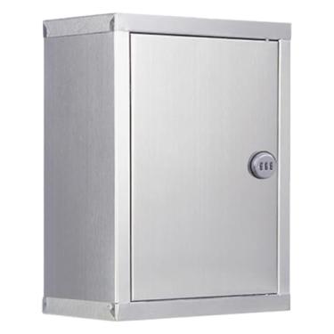 Imagem de XLWLLNJ Caixa de Correio de Parede com Fechadura de Reforçada para Uso Residencial e Governamental - Caixa para Sugestões em aço Inoxidável, 26 Cm X 12.5 Cm X 34