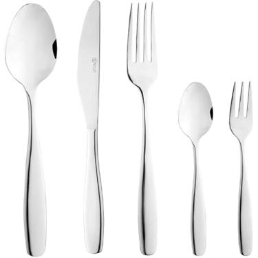 Imagem de Faqueiro Cannes 30 Peças Aço Inox Wolff Elegante para Mesa Posta Ocasiões Especiais