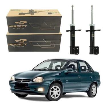 Imagem de Par Amortecedor Dianteiro Corsa Sedan 1.6 16v 8v 1996 A 1999 - Perfect