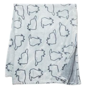 Imagem de Pet Love Cobertor Jacquard Super Confortável e Macio de Lã Estampa de Gato ou Pata Presente para Pessoa Animal (Gato)