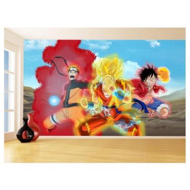 Imagem de Papel De Parede 3D Dragon Ball Goku Vegeta Anime 3,5M Dbz13 - Você Dec