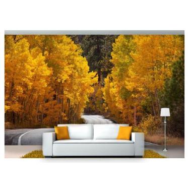 Imagem de Papel De Parede Estrada Caminho Floresta 3D Nes087 3M² - Você Decora