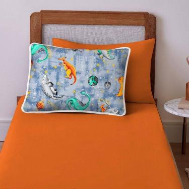 Imagem de Jogo De Cama Lençol Solteiro Mymo 2 Peças Dinossauro - 100% Algodão