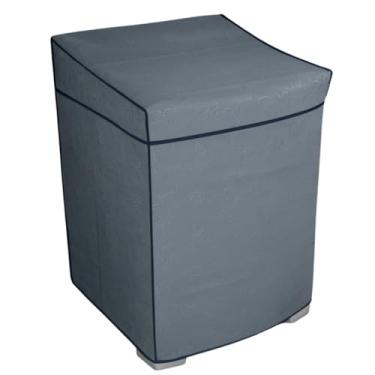 Imagem de Capa para Máquina de Lavar Brastemp, Eletrolux, Consul 6kg à 17kg - Preta Ou Cinza - Escolha Seu Tamanho (Cinza, G)