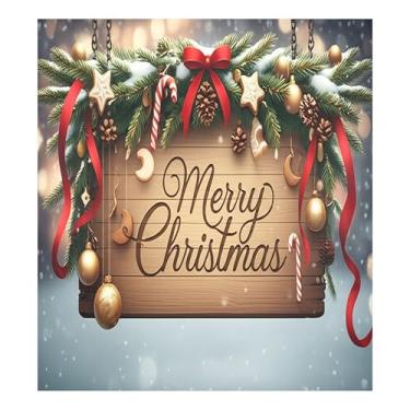 Imagem de SEHANY Capa magnética para lava-louças Merry Christmas, adesivos magnéticos para decoração de Natal para painel de geladeira e lava-louças, decoração de Natal de cozinha doméstica 58 x 66 cm