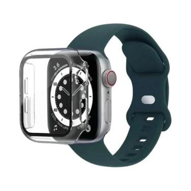 Imagem de Pulseira De Silicone Para Apple Watch 44mm 41mm 45mm 40mm 38mm 42mm Co