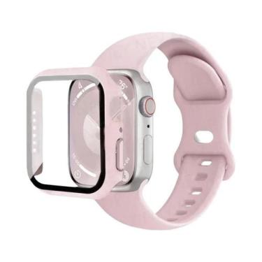 Imagem de Pulseira De Silicone Para Apple Watch 44mm 41mm 45mm 40mm 38mm 42mm Co