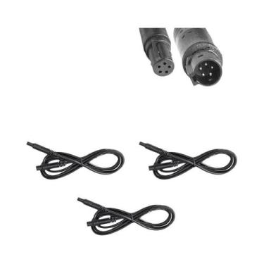 Imagem de Cabo De Extensão Para Câmera DVR De Carro 2M 4-Pinos 5-Pinos Macho Par