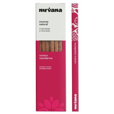 Imagem de Incenso Natural Romã e Mandarina Nirvana - Criatividade e Motivação - 