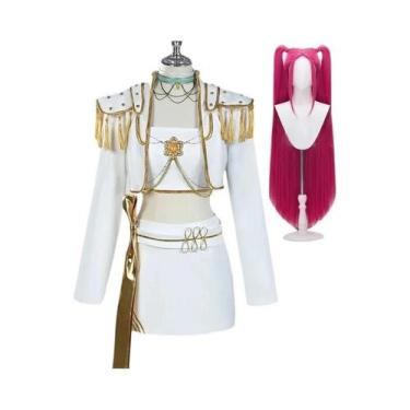 Imagem de Fantasia De Cosplay Branca KPop Rumi Mira Zoey Para Mulheres E Meninas