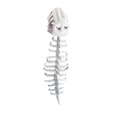 Imagem de Colaxi Fantasia de Esqueleto de Dinossauro para o Halloween, Adereço Temático de Crânio, Roupa de Festa, Acessórios de Cosplay para Carnaval e Natal, 120cm para Adultos