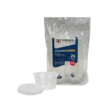 Imagem de Pote Redondo Com Tampa 250 ml - C/25 Unidades