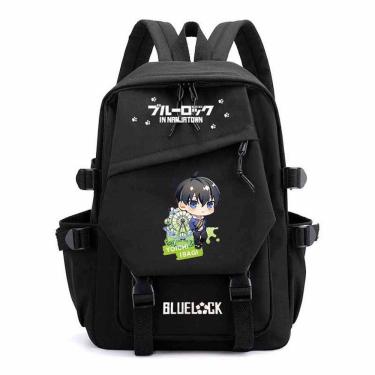 Imagem de Mochila escolar Blues Locks Isagis Yoichis Cartoon Kids