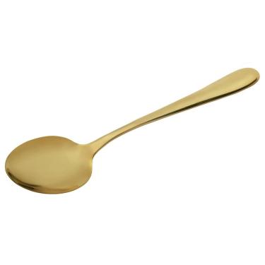 Imagem de Jogo 6 Colheres De Sobremesa Douradas Valentina - Ats02Cs