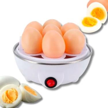 Imagem de Cozedor de Ovos Elétrico a Vapor, 7 Ovos, 110V, Cozimento Fácil e Saudável