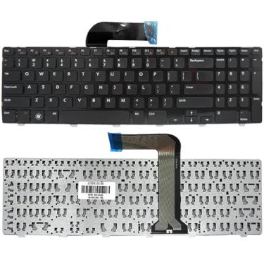 Imagem de LeFix Teclado inglês do Reino Unido, teclado sem retroiluminação, compatível com notebook Dell Inspiron 15R N5110 M5110 N 5110 M511R