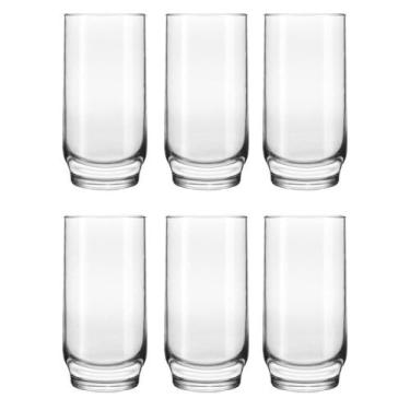 Imagem de Jogo de Copo de Vidro Lights 300ML com 6 Peças Nadir