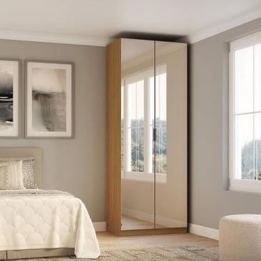 Imagem de Guarda-roupa Modular 2 Portas com Espelho Altezza - Belmax