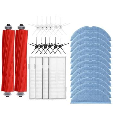 Imagem de GTIANHE-TAN Peças de aspirador de pó robô para Roborock S7, S70, S75, S7Max, peças de reposição para aspirador de pó (30 peças)