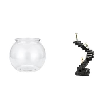 Imagem de Whtkoph Estátua Do Pensador em Resina, Figura Abstrata, Artesanato para Pequenos Aquários, Vasos E Tigelas, Objetos Decorativos para Mesas E Decoração de Casa