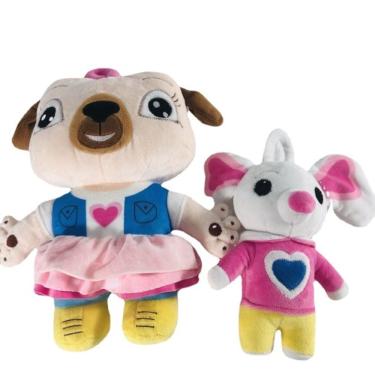 Imagem de Brinquedo de pelúcia com batata frita e batata multicolorida de 17 a 30 cm para crianças