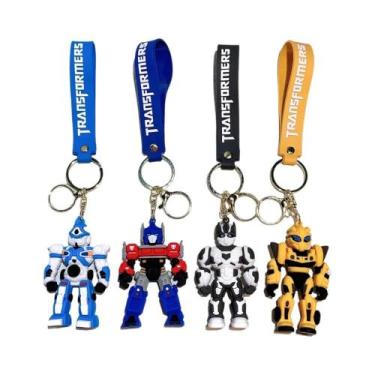 Imagem de Chaveiro De Carro 3D Optimus Prime Bumblebee Clássico Transformers Ata