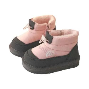 Imagem de Botas De Inverno Para Meninos E Meninas, Calçados Impermeáveis E Quent