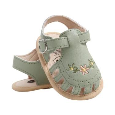 Imagem de Sapatos De Primeiro Passo Para Bebês Meninas Com Solado Macio E Antide