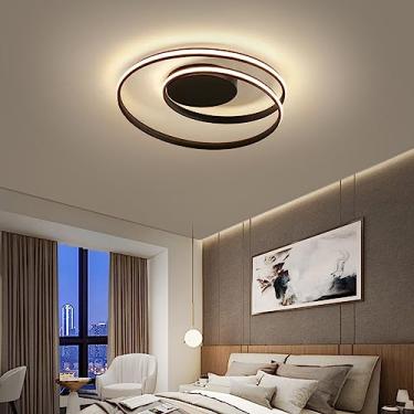 Imagem de Luminária de teto LED moderna e regulável, com design criativo, ideal para quarto infantil, sala de estar, quarto, escritório, sala de jantar e cozinha. Luminária pendente para mesa de janta