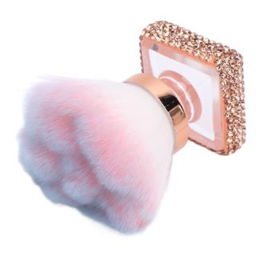 Imagem de Dioche Pincel de pó para Unhas Fofo e Macio para Arte Em Unhas, Removedor de pó, Escova Multifuncional para Limpeza de de para Maquiagem, Entusiastas Beleza de Arte Em, (Dourada)