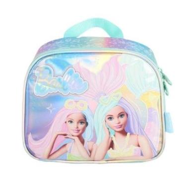 Imagem de Lancheira Escolar Luxcel Barbie Sereia Verde-Feminino
