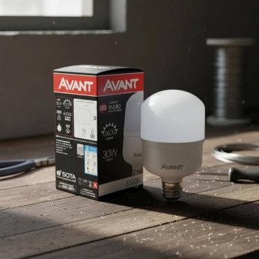 Imagem de Lâmpada Led 30W Bulbo Branco Frio 6500K E27 Avant Cor Da Luz