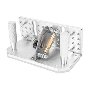 Imagem de Luocute Gabarito de Afiador de Moedor de Correia, Localizador de Afiação de Faca de ângulo Ajustável Com Placas de Prensa Dupla para Máquina de Lixadeira de Cinto, Alça de Liga de