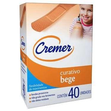 Imagem de Curativo cremer 40 unidades bege - no-brand