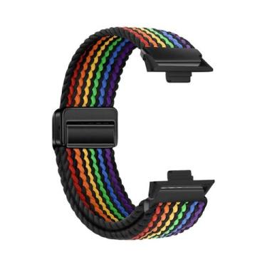 Imagem de Pulseira De Nylon Trançada Com Fivela Magnética Respirável Substituíve